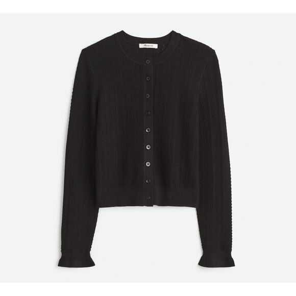 Madewell Sweaters - Madewell Women's The Signature Open-Knit Slim Fit Button Up Cardigan S Small New